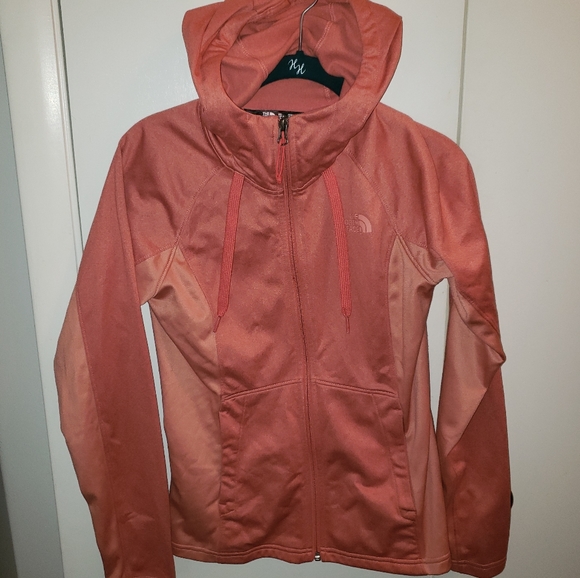 The North Face small peach pink hooded zip jacket - Picture 2 of 15